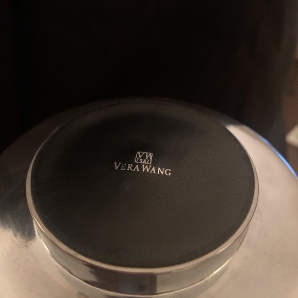 Vesta Hollowware Wedgewood Vera Wang Stacking Metal Cylinders set of 2 - Picture 4 of 6